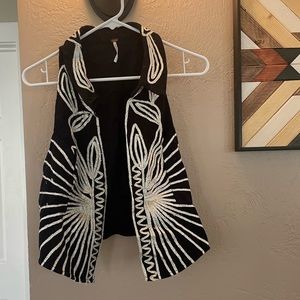 Free People Head West Vest Tank Large rockabilly